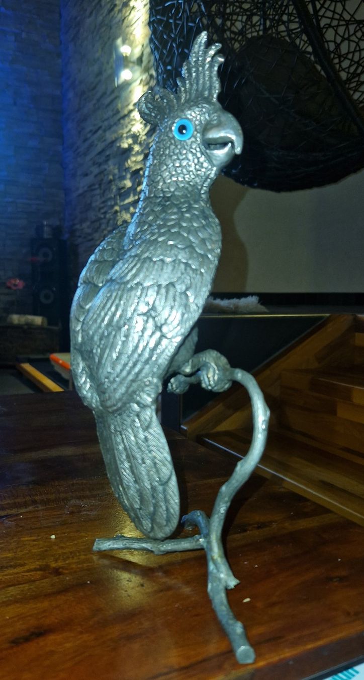 Sculture & Statue: Kakadau Bronce versilbert – Usato da Münster VS venduto da ang_b9rz 1