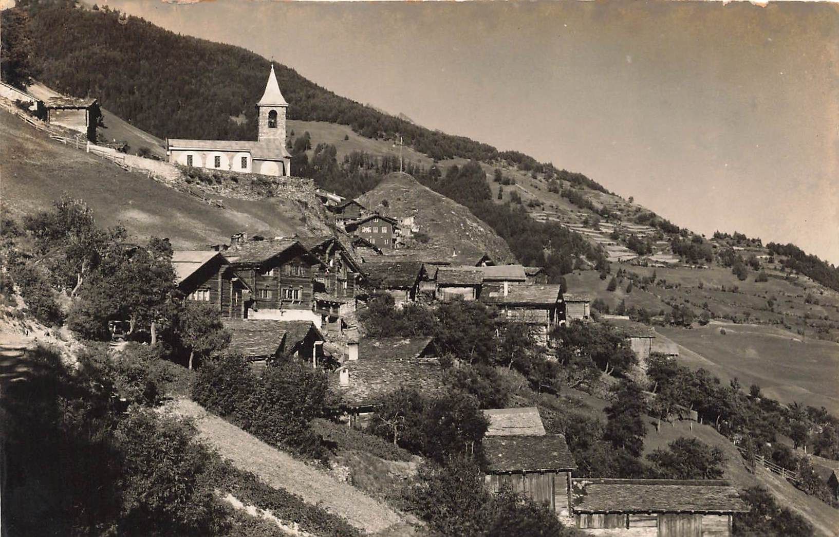 Cartoline postali: Gullet ( ob leuk ) wallis – Usato da Biasca venduto da Blenio71