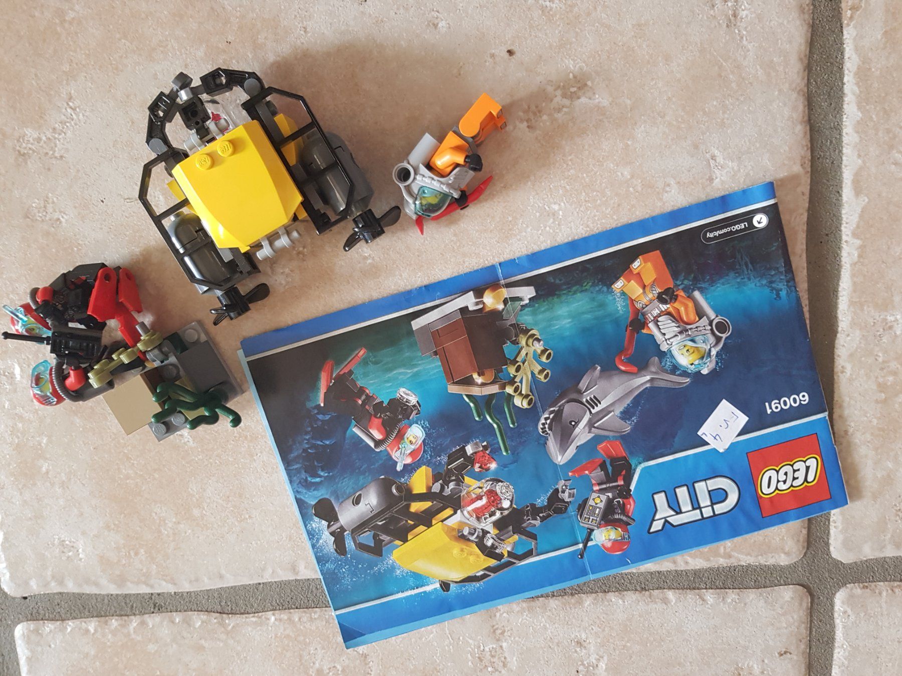 Lego Giocattoli: Lego City 60091, Tiefsee Starter Set – Usato da Trachslau venduto da Suslae