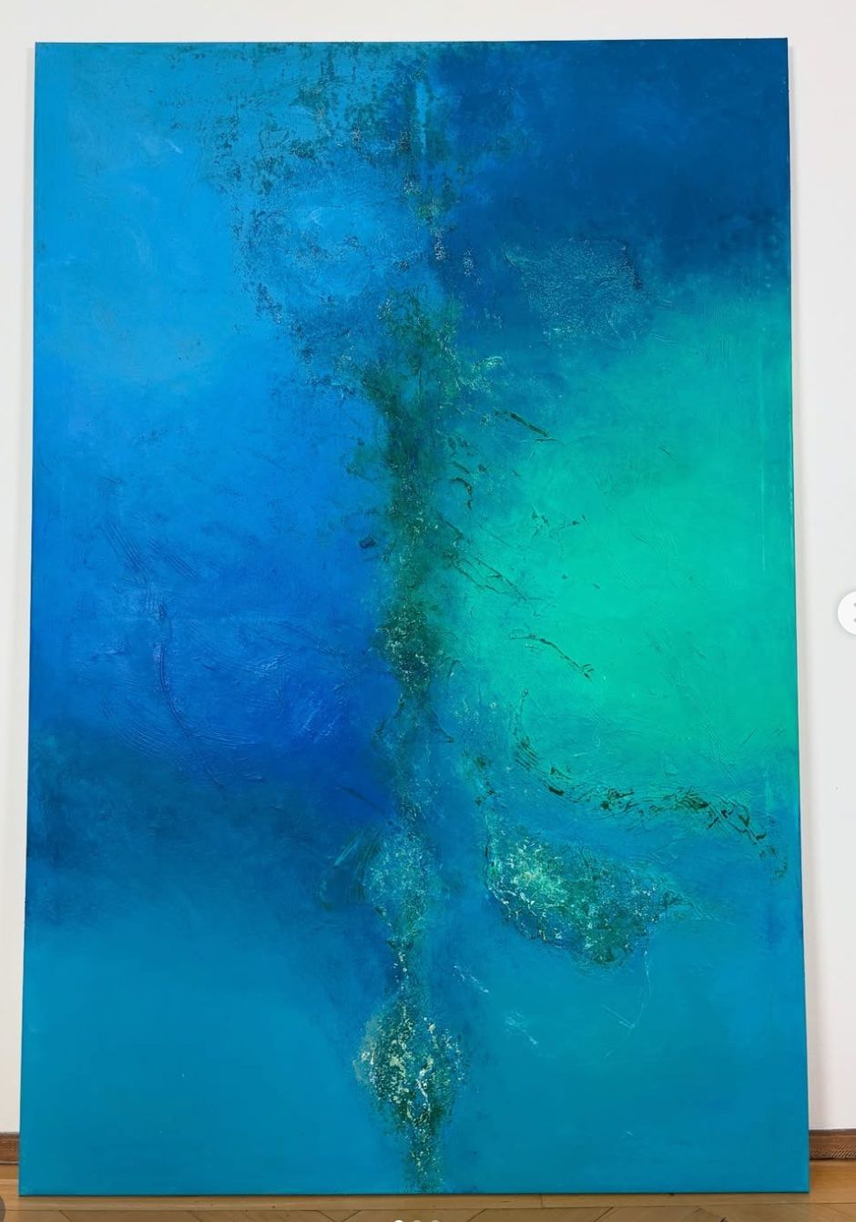 Gemälde: Original Textured Abstract Painting 100x150cm – Neu (gemäss Beschreibung) aus Zürich von Asybb