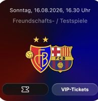 FC Basel vs FC Barcelona, 1 Ticket Muttenzerkurve Balkon