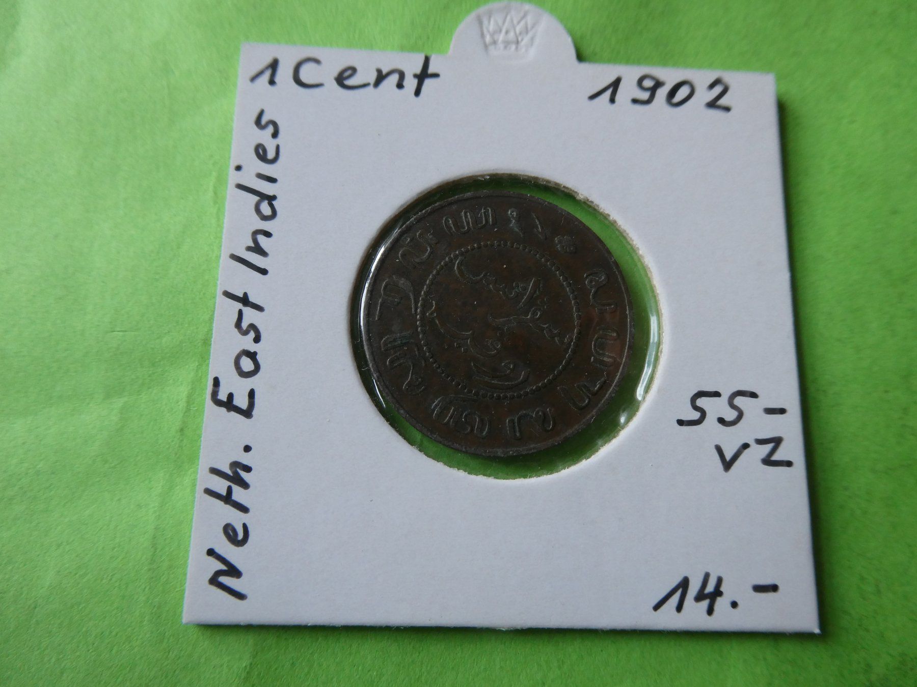 Tutti le monete: NIederländisch Indien 1902, 1 Cent – Usato da Hinterforst venduto da Rohusri