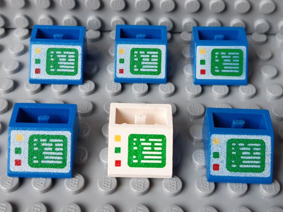 Lego Baukästen: LEGO - 6x Slope Inverted Computer Panel - 3660p01 – Gebraucht aus Muhen von