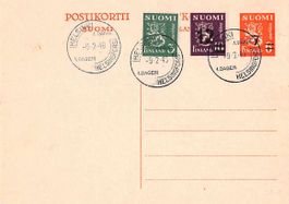 Interessanter Beleg FDC Finnland 1948