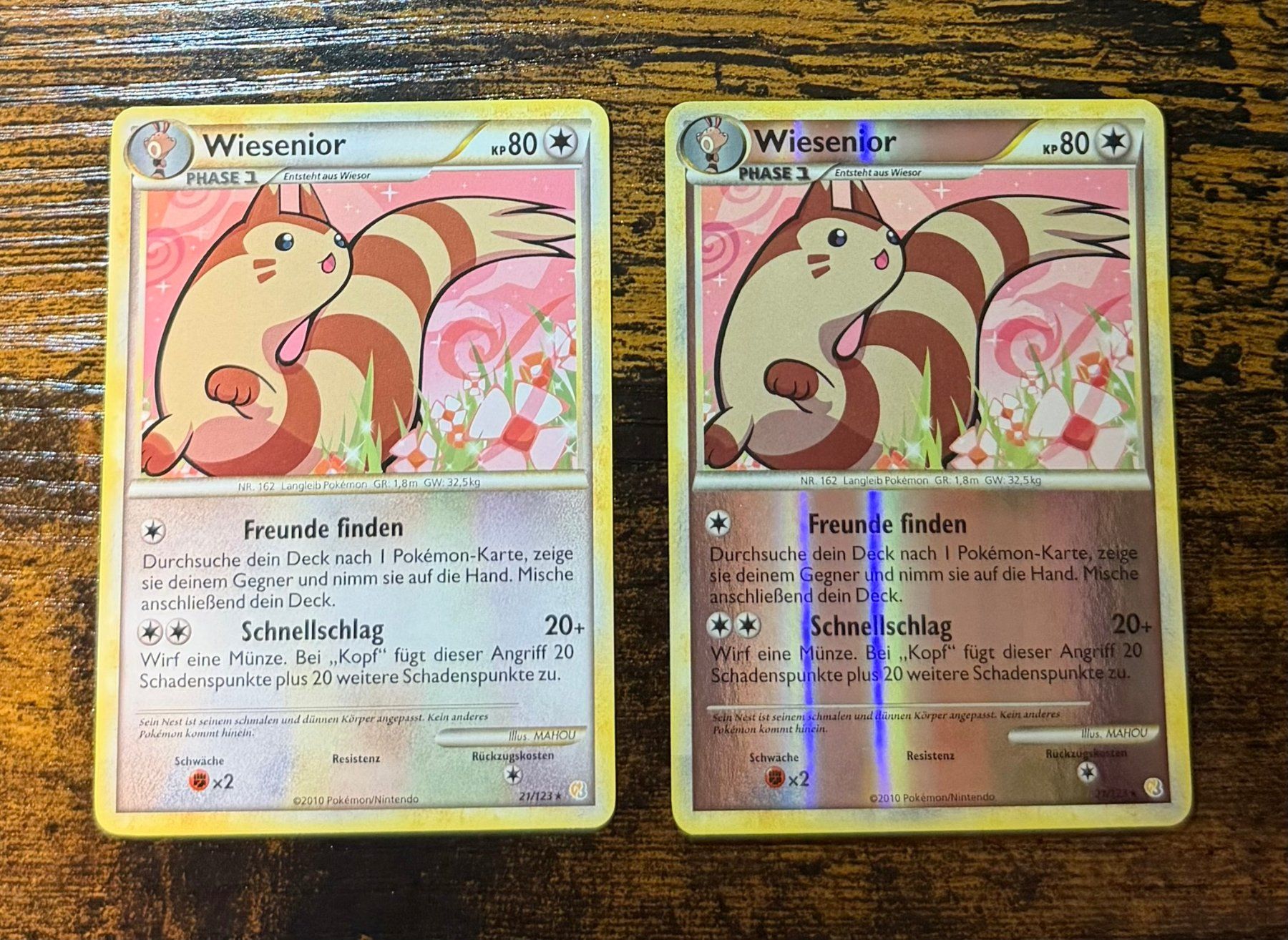 Pokémon Carte collezionabili: Wiesenior Rare Reverse Holo & Rare 21 – Usato da Zürich venduto da PEACECOCOON