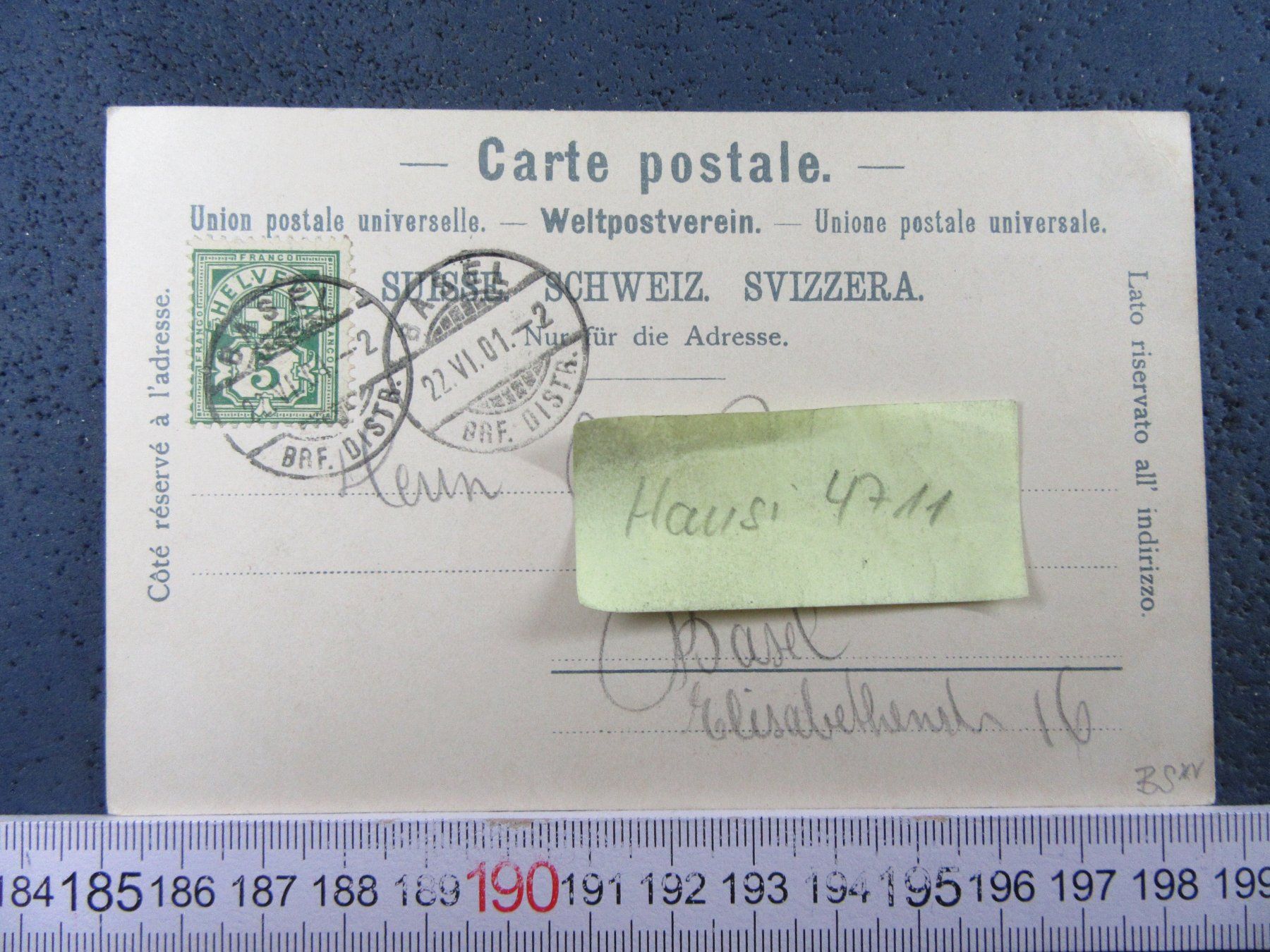 Cartoline postali: BASEL 1501-1901 BUNDESFEIER AK-BS – Usato da Ettingen venduto da Hausi4711 2