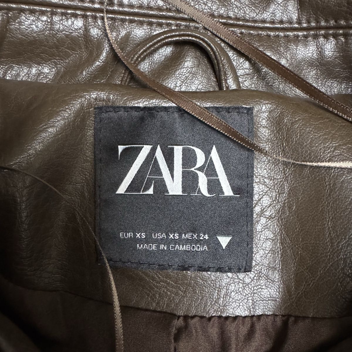 Zara Giacche: Zara Lederjacke dark brown – Usato da Sissach venduto da jameliagr 4