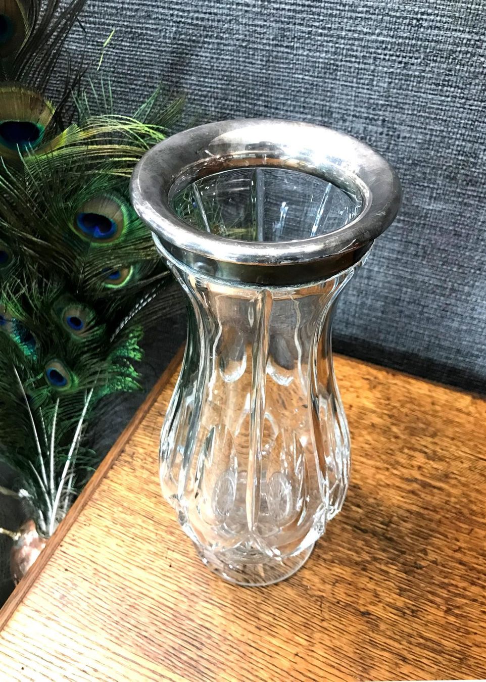 Vasi & Recipienti: Vase Silber Kristall WTB 835 – Usato da Laufenburg venduto da industrial-silence 1