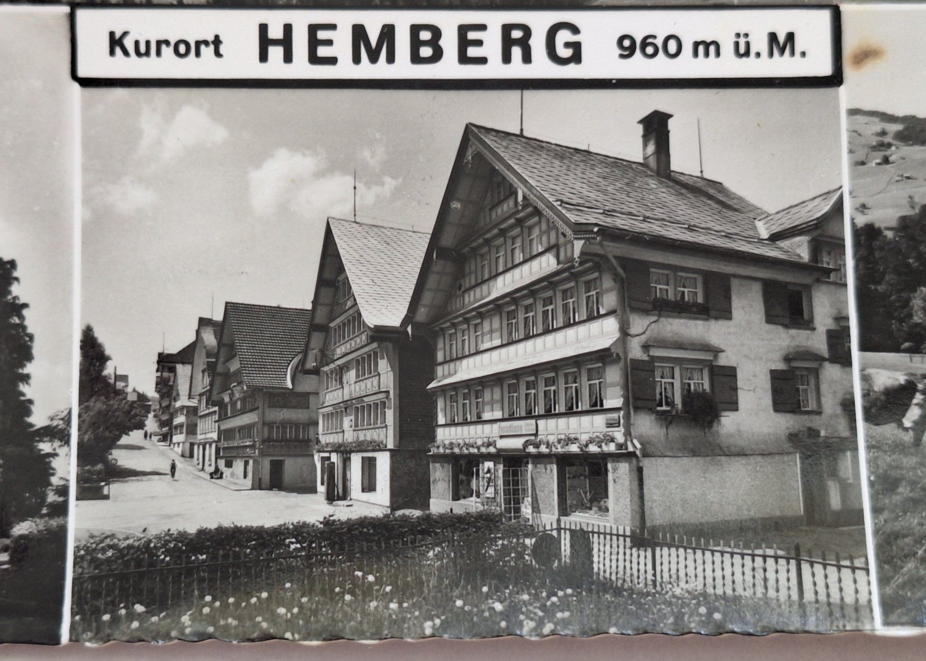 Cartoline postali: AK Hemberg Kurort 4-Bild Karte SG – Usato da Gurtnellen venduto da Stonevalley007 2