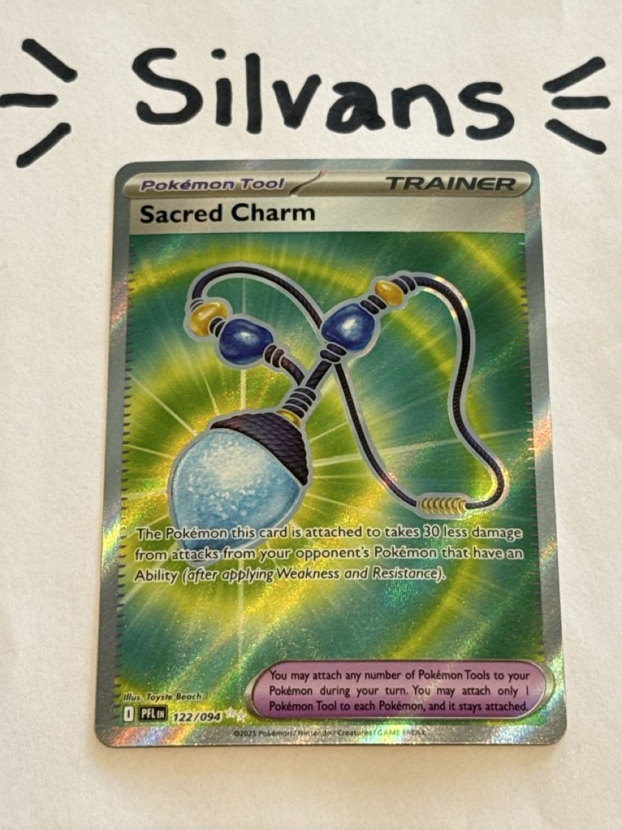 Pokémon Carte collezionabili: Sacred Charm PFL 122 Phantasmal Flames Englisch – Nuovo (secondo la descrizione) da Wil SG venduto da Silvans