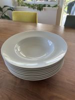 Teller tief weiss 8 Stck. guter Zustand