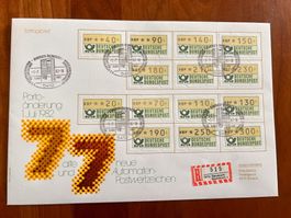 Gross-Brief Automaten-Marken D Philswiss FDC 1982 (F24)