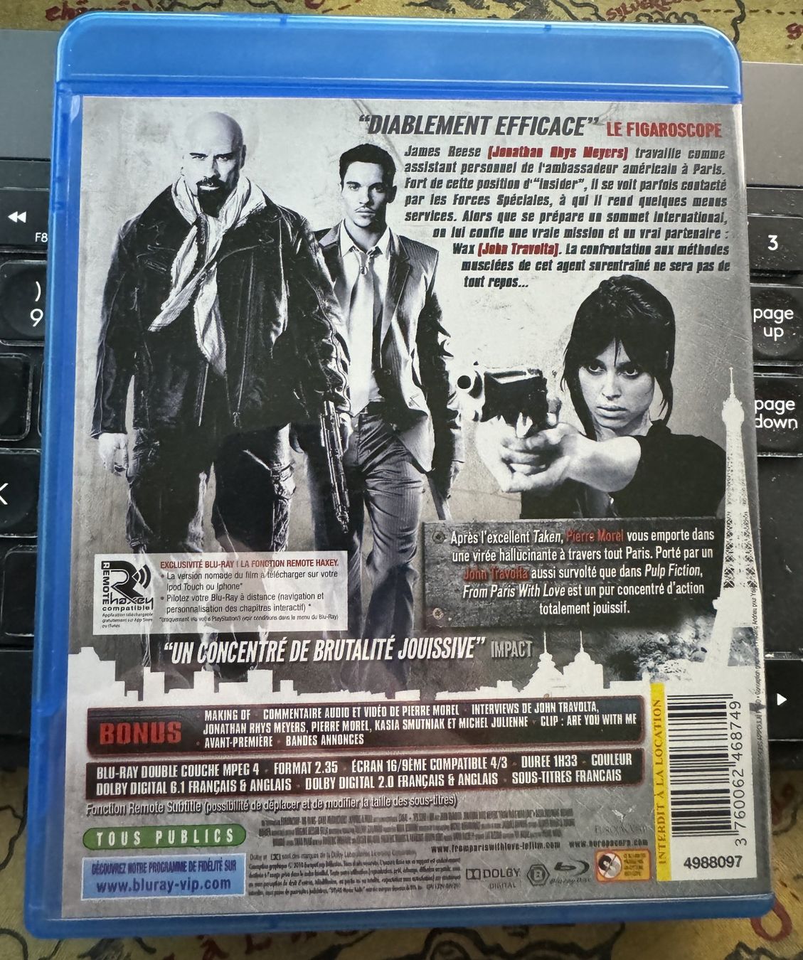 Tutti i DVDs: From Paris with Love (2010) - Blu-ray – Usato da Semsales venduto da __Florian__ 2
