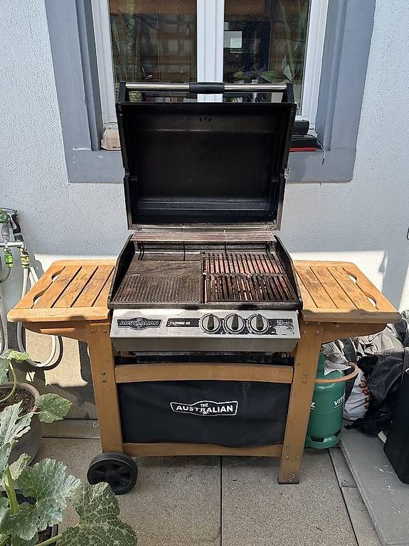 Grils: Gasgrill Australian mit Abdeckung gebraucht – D'occasion à Liestal par sch_gdl5 1