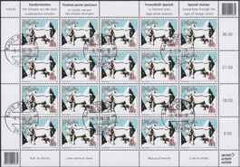 2006, Nr.1201 (Kuh) Zierbogen mit Stempel BADEN 8.SEPT.2006