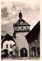 Romainmôtier (VD) – Mittelalterliches Stadttor mit Turm G