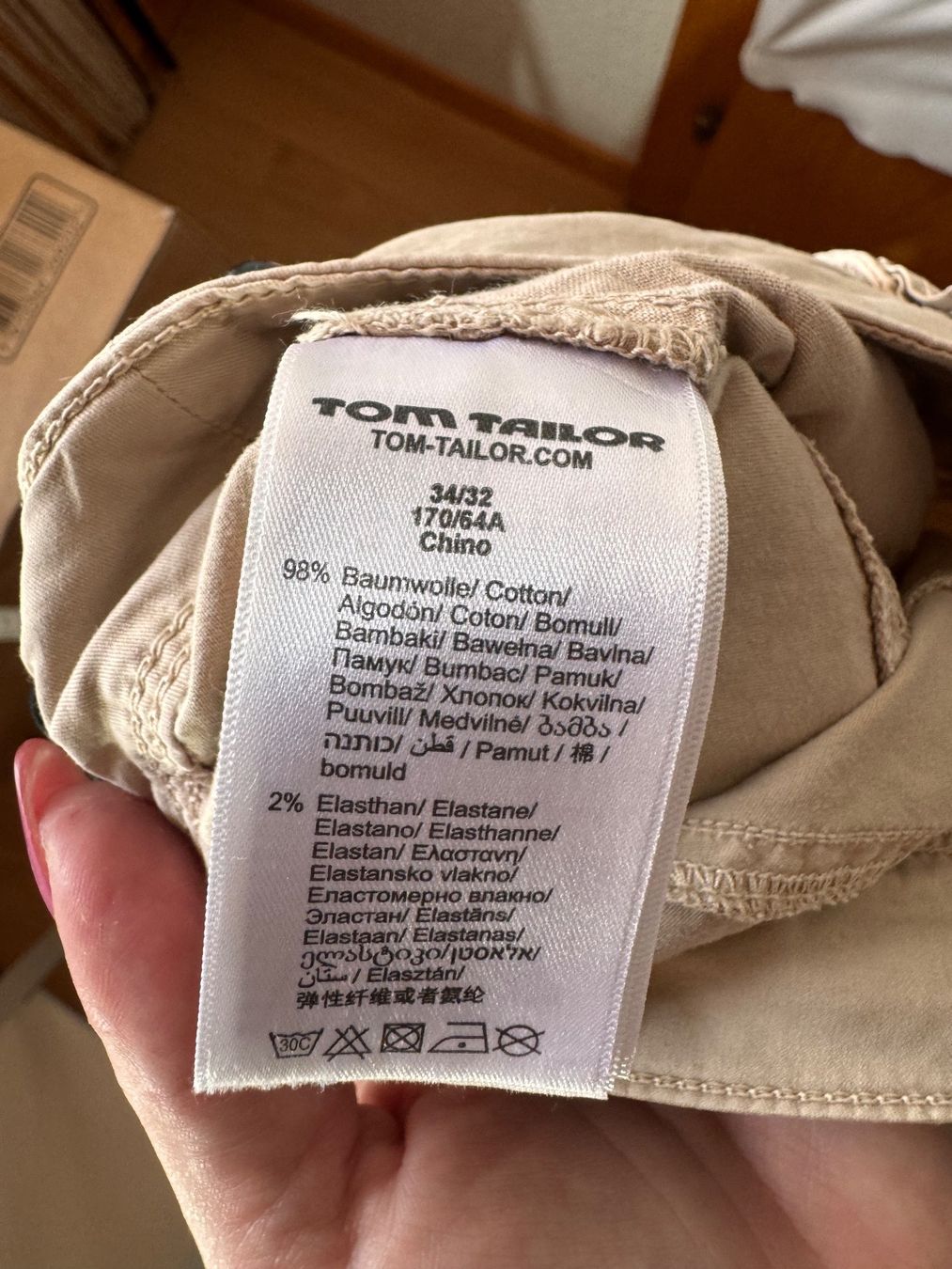 Tom Tailor Pantaloni: Tom Tailor Hose Gr. 34/32 – Usato da Grosswangen venduto da second_hand_dress 4