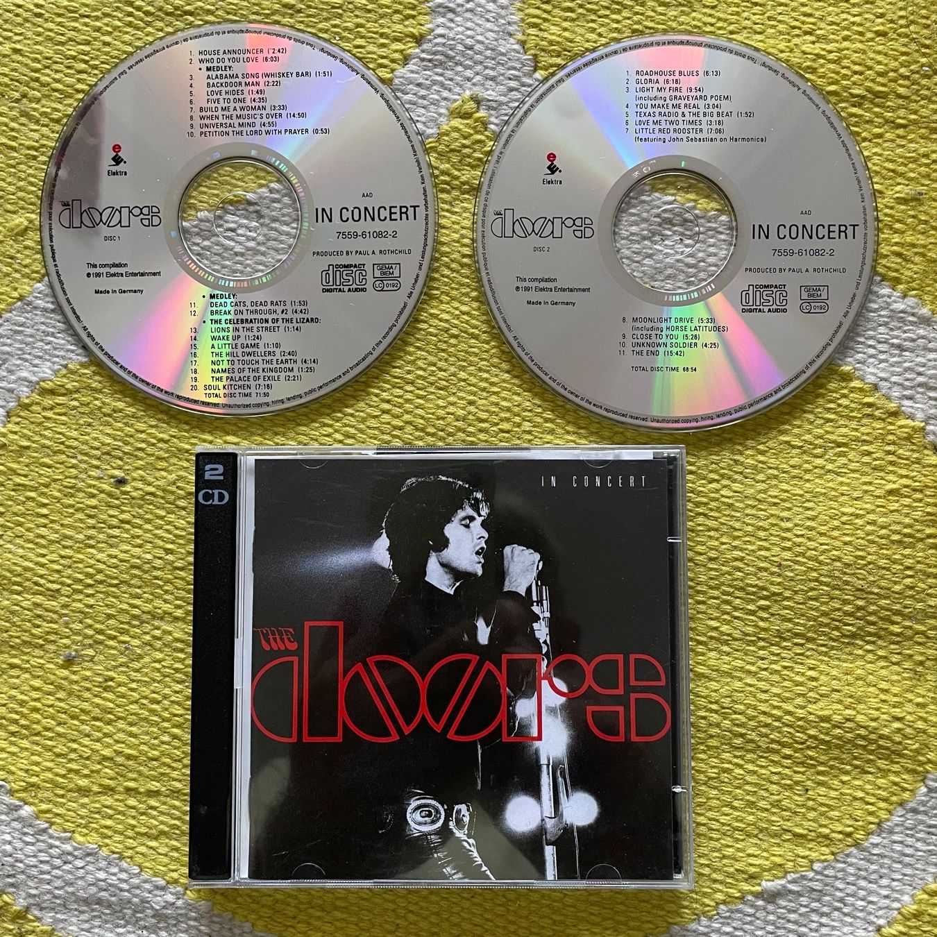 CDs: THE DOORS-2CD IN CONCERT – Gebraucht aus Rorschacherberg von CD-Roli