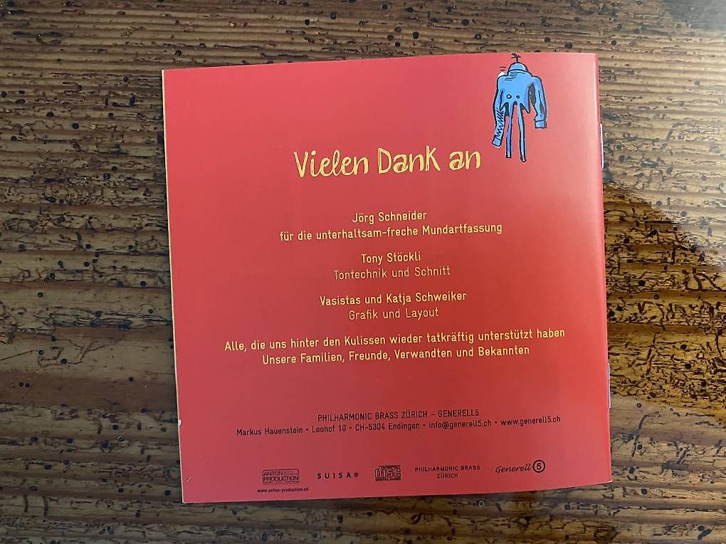 CDs: Max und Moritz mit Philharmonie Brass Zürich – Gebraucht aus Teufen AR von trueblue84 2