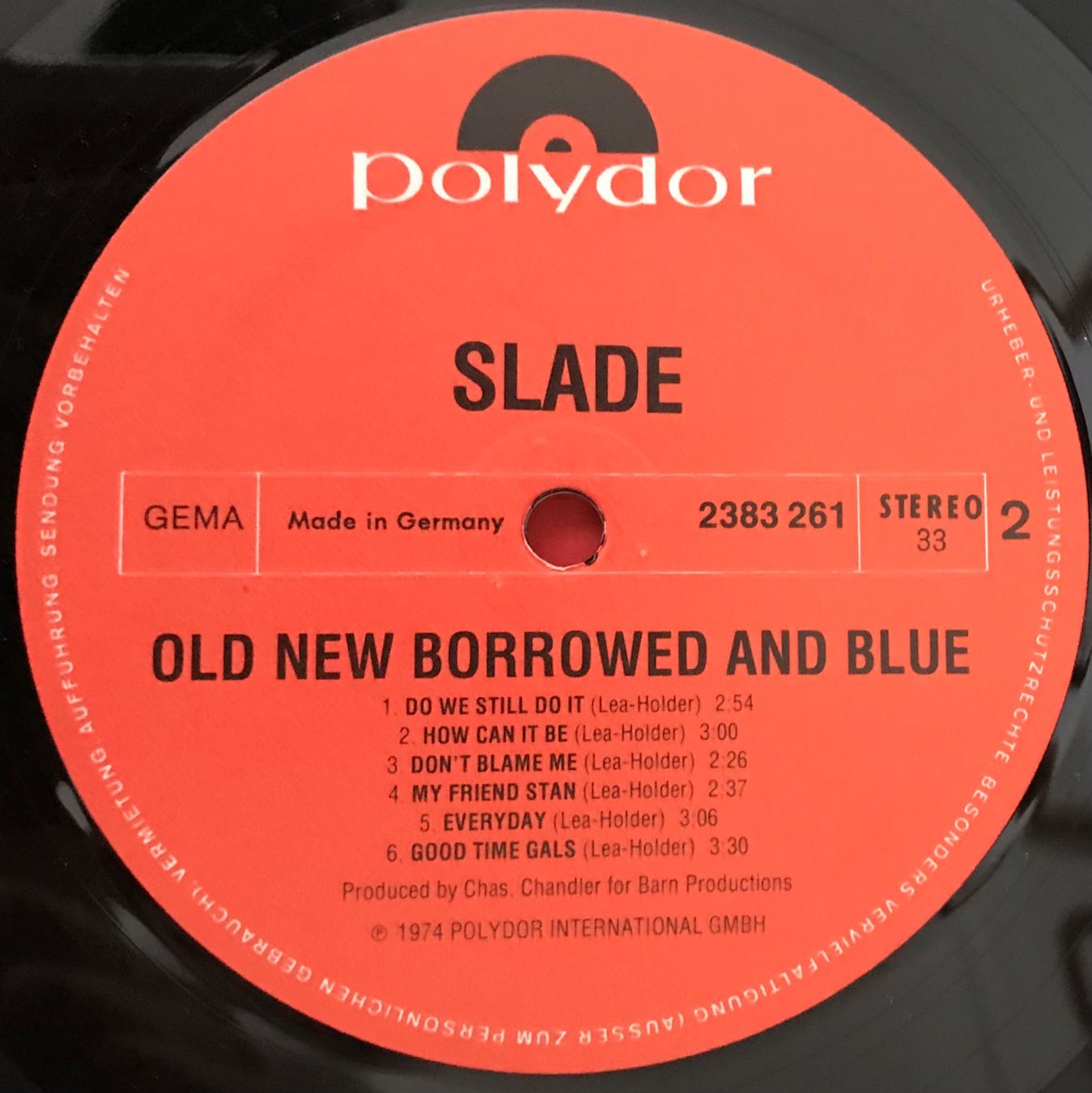 Dischi in vinile: SLADE - OLD NEW BORROWED AND BLUE - 33 Tours – Usato da Bussigny venduto da vinyl-pas-cher 4