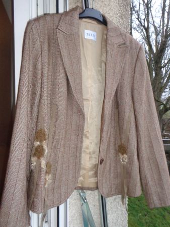 Jackenblazer Tuzzi, Damen, Gr. 42, 35% Wolle und 2% Seide
