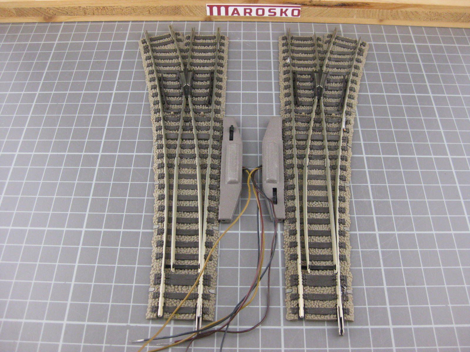 Fleischmann Modellini di ferrovie: Fleischmann  Profigleis  el. Weichenpaar 6140, geprüft, ohn – Usato da Malters venduto da Marosko