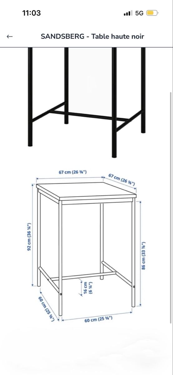 Ikea Set de table et chaises: Table et chaises hautes – Neuf (Voir description) à Genève par vic_dby5 6