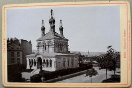 Kabinettfoto von 1893 - Genève, Chapelle russe