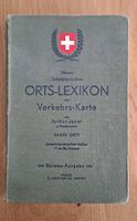 Orts-Lexikon mit Verkehrtskarte "Ausgabe 1940"