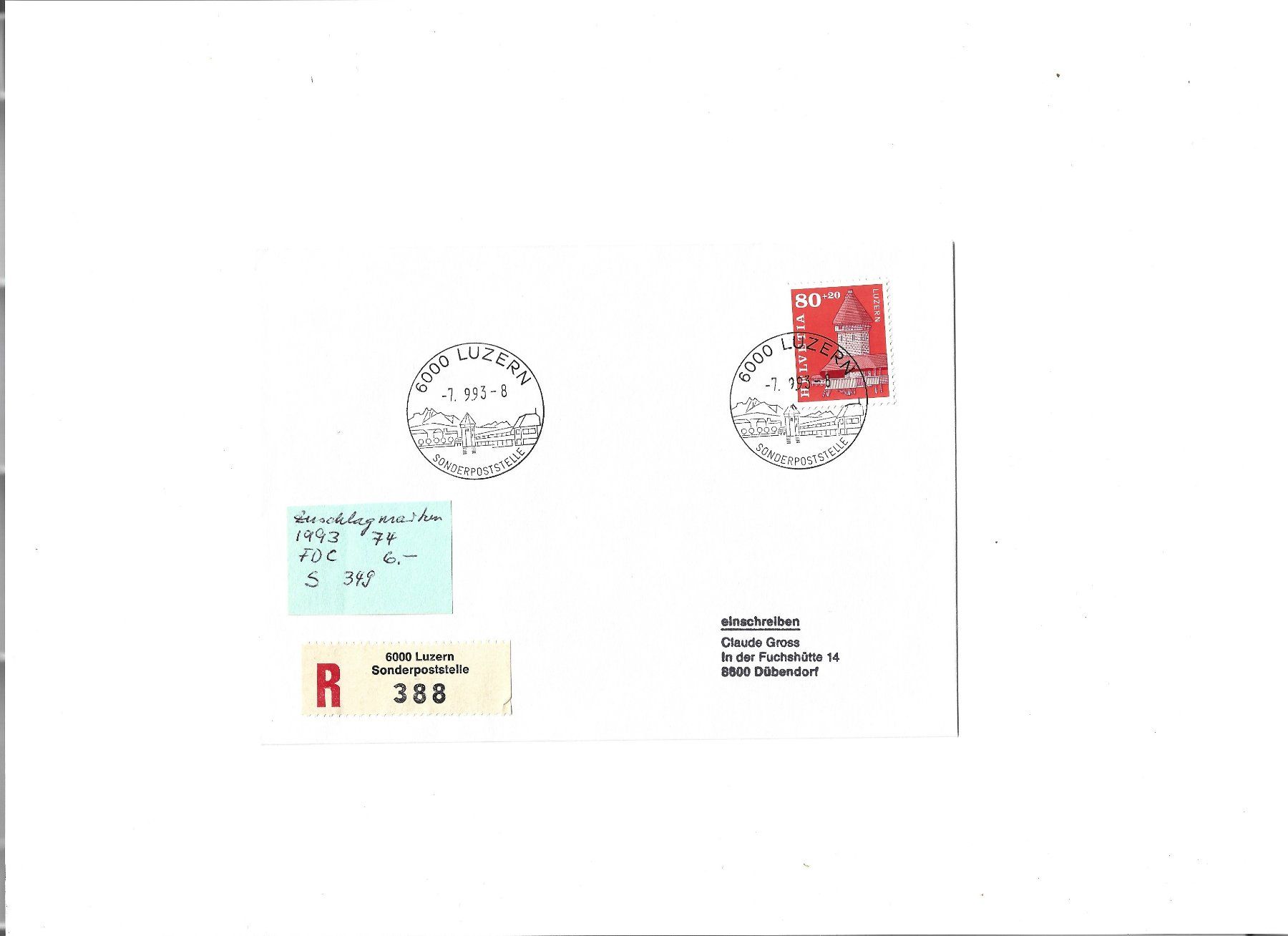 Alle Briefmarken: lettres divers – Gebraucht aus Delemont von toutdubon11 6