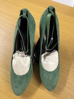 Celine green suede leather wedges, size 39