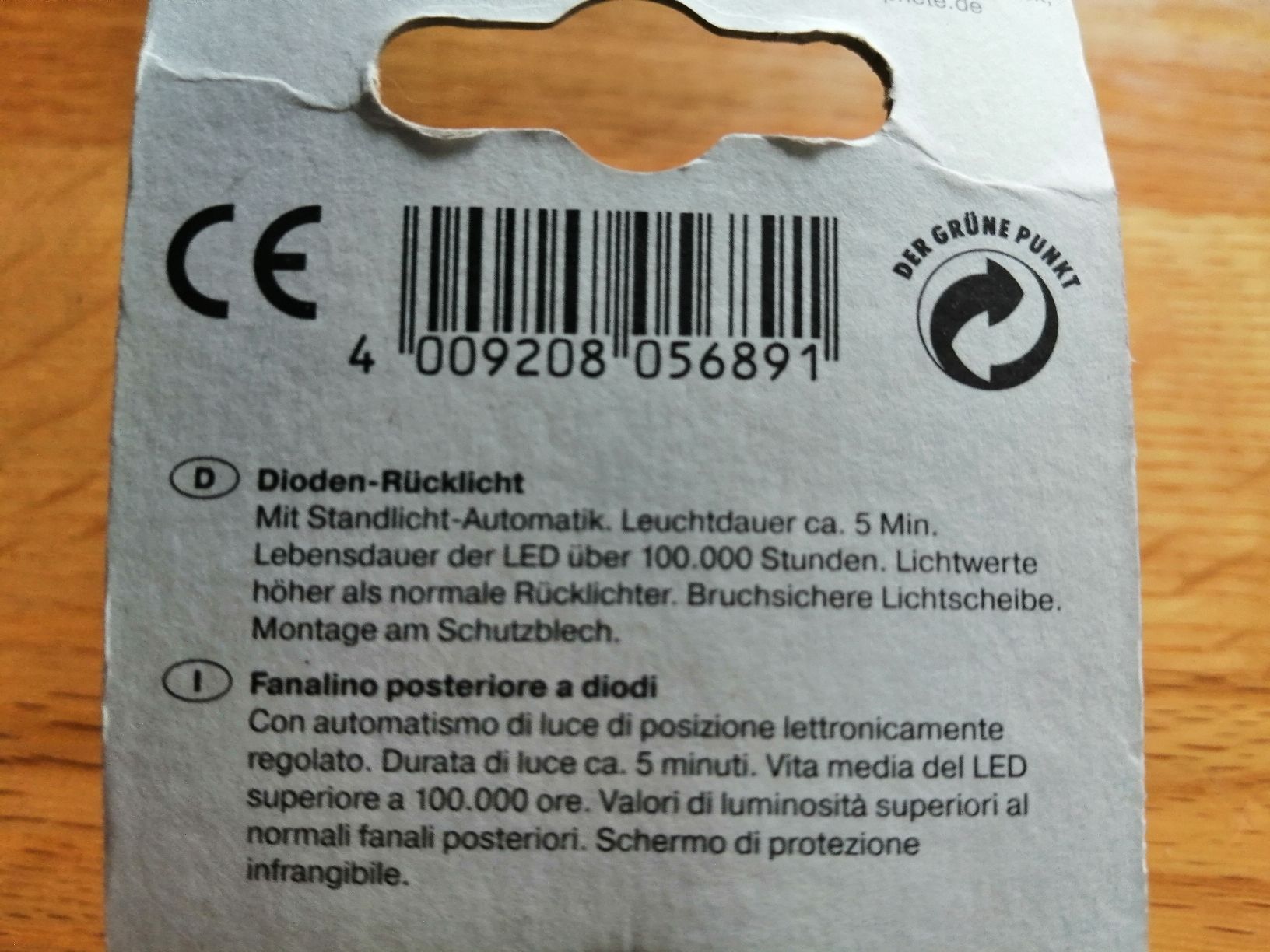 Lampes: LED Rücklicht Prophete mit Standlicht neu – Neuf avec emballage d'origine à Honau par holunder3 2