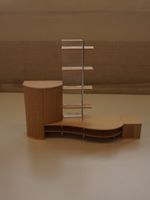 Puppenhausmöbel 4er Set, Massivholz (No10)