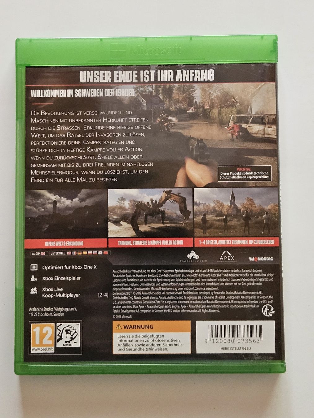 Giochi: Generation Zero Xbox One Spiel USK 16 / #WT18 – Usato da Oberdorf BL venduto da BaldenEagle 3
