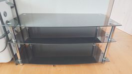 Meuble TV en verre