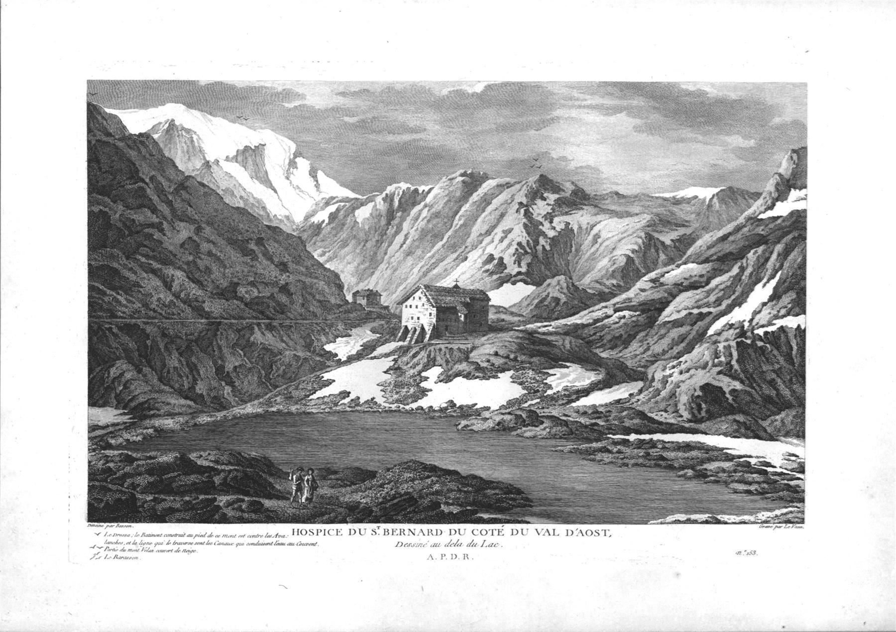 Incisioni: St. Bernhard Originalkupferstich 1780 – Usato da Rafz venduto da Helvet32