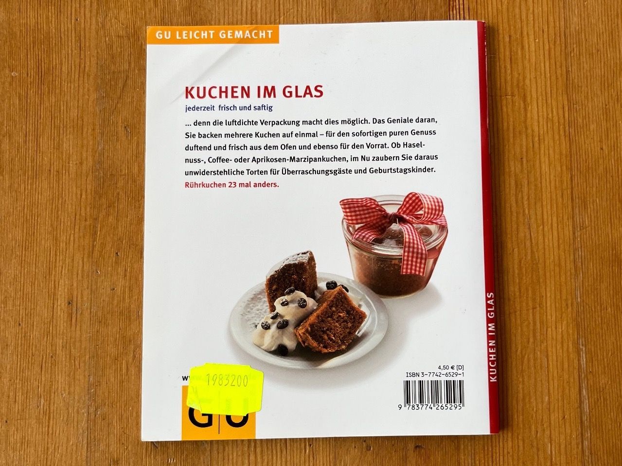 Libri: Kuchen im Glas – Usato da Stein am Rhein venduto da Karisma78 1