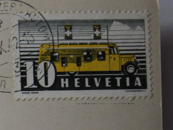 Cartes postales: Lugano , Briefmarke Postauto , 1942 – D'occasion à Grenchen par Bluemchen1900 1