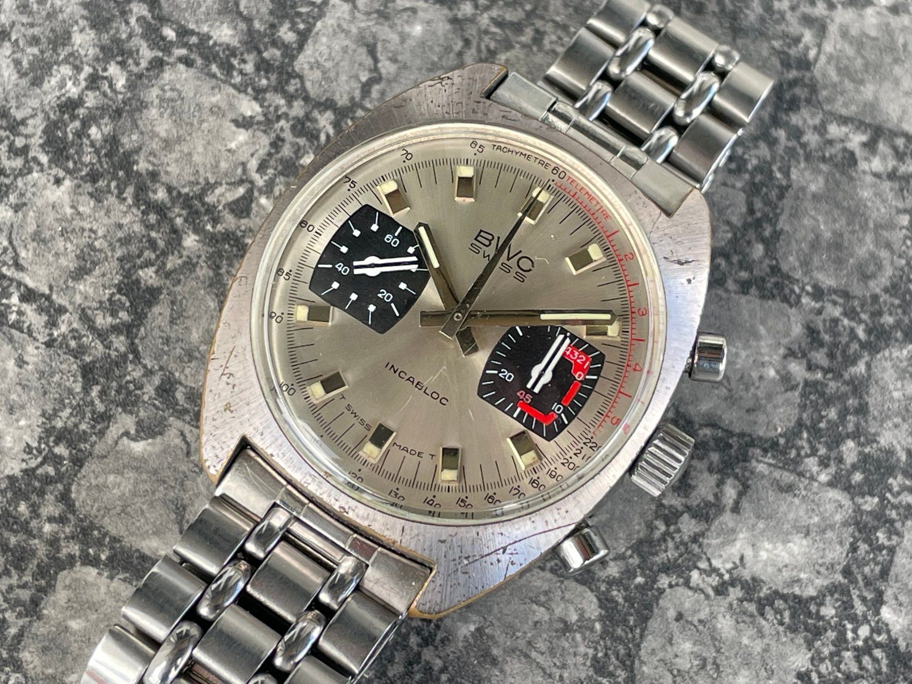 Orologi: Vintage BWC Swiss Chronograph – Usato da St. Gallen venduto da sqzxm72 4