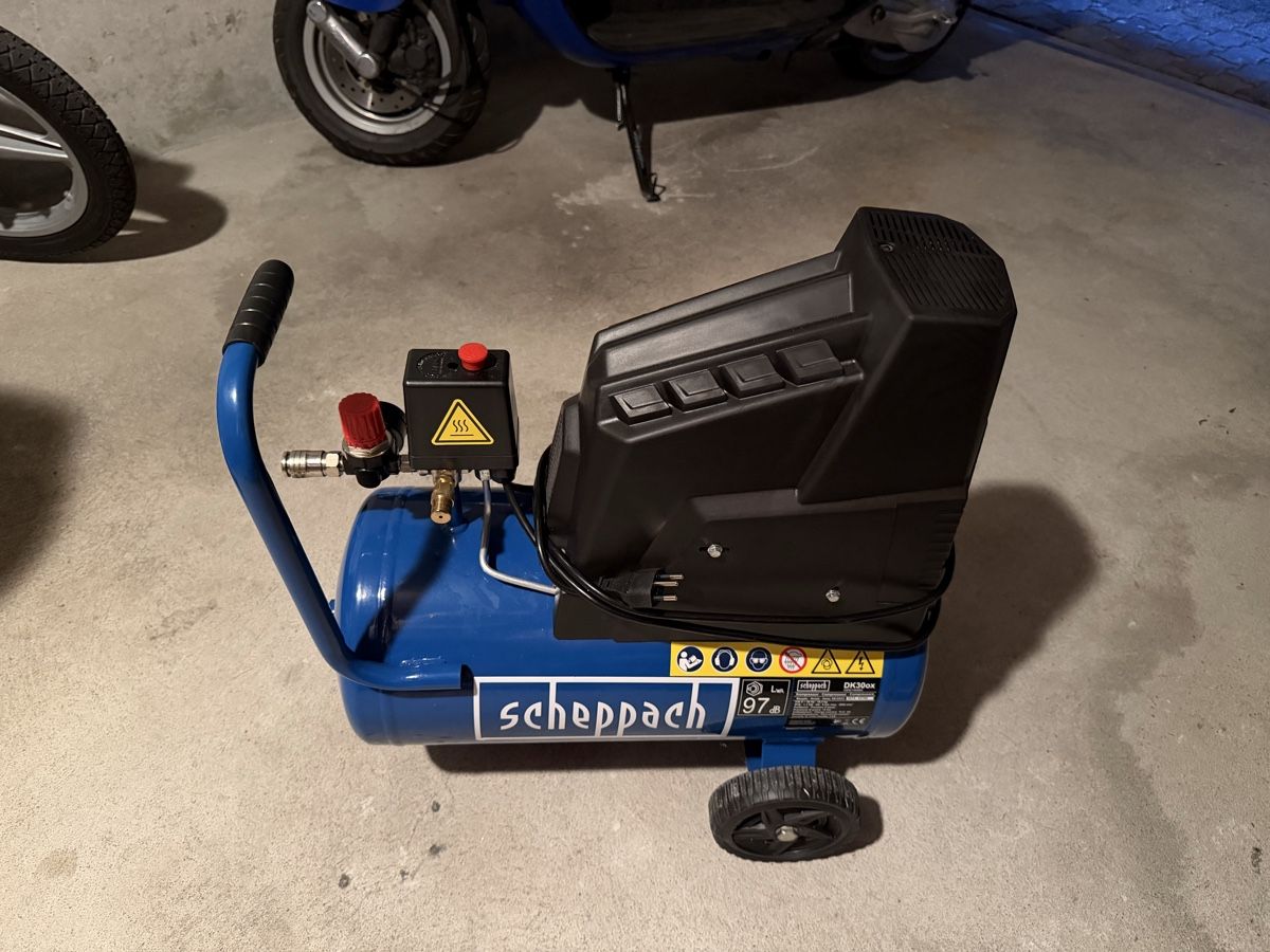 Scheppach Compressori: Kompressor scheppach 24L 1.5HP neuwertig – Nuovo (secondo la descrizione) da niederönz venduto da siciliano_88 1