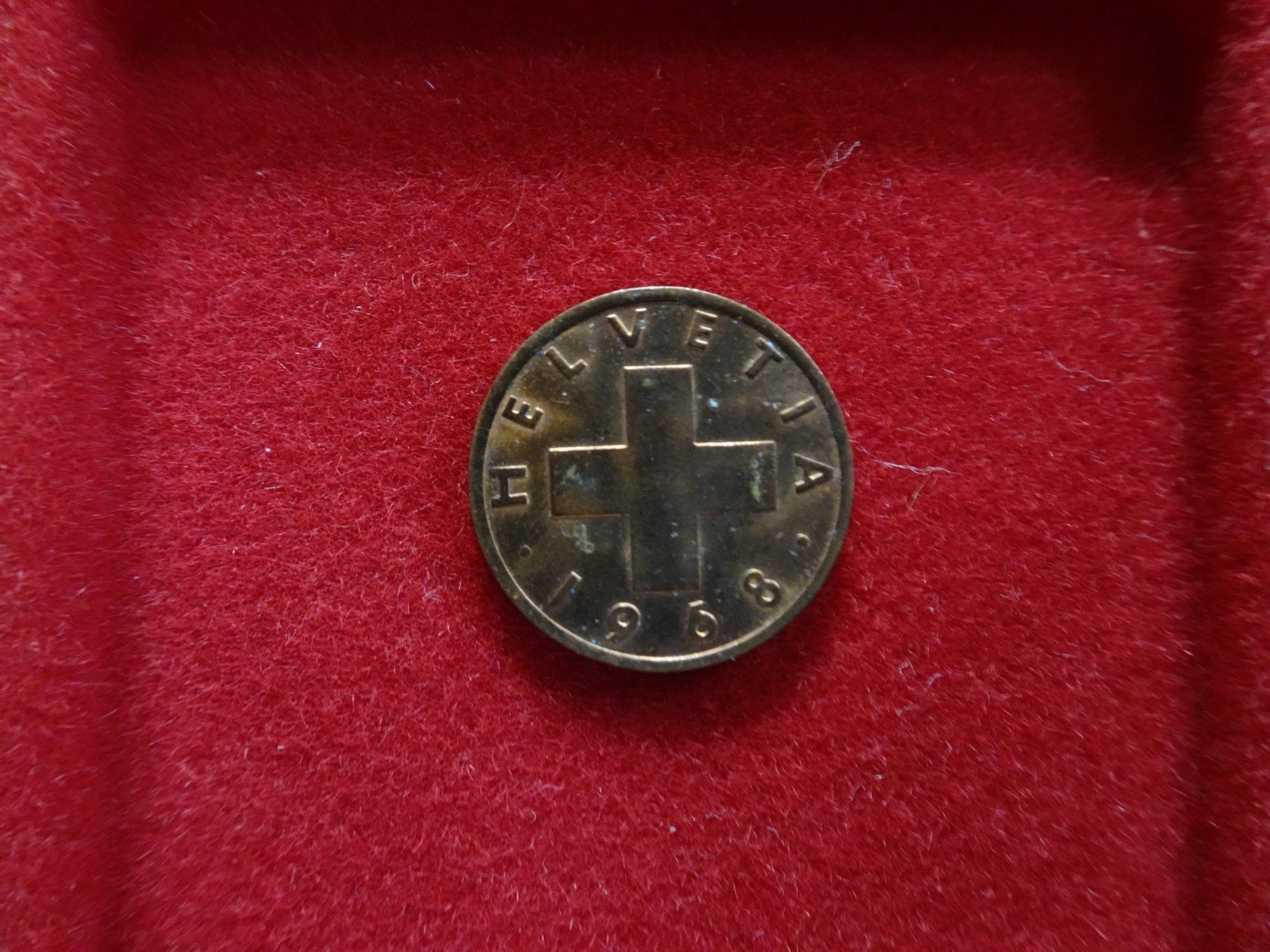 Tutti le monete: 1 Rappen Schweiz 1968 - M324 – Usato da Küssnacht am Rigi venduto da Kleinpreis-Shop