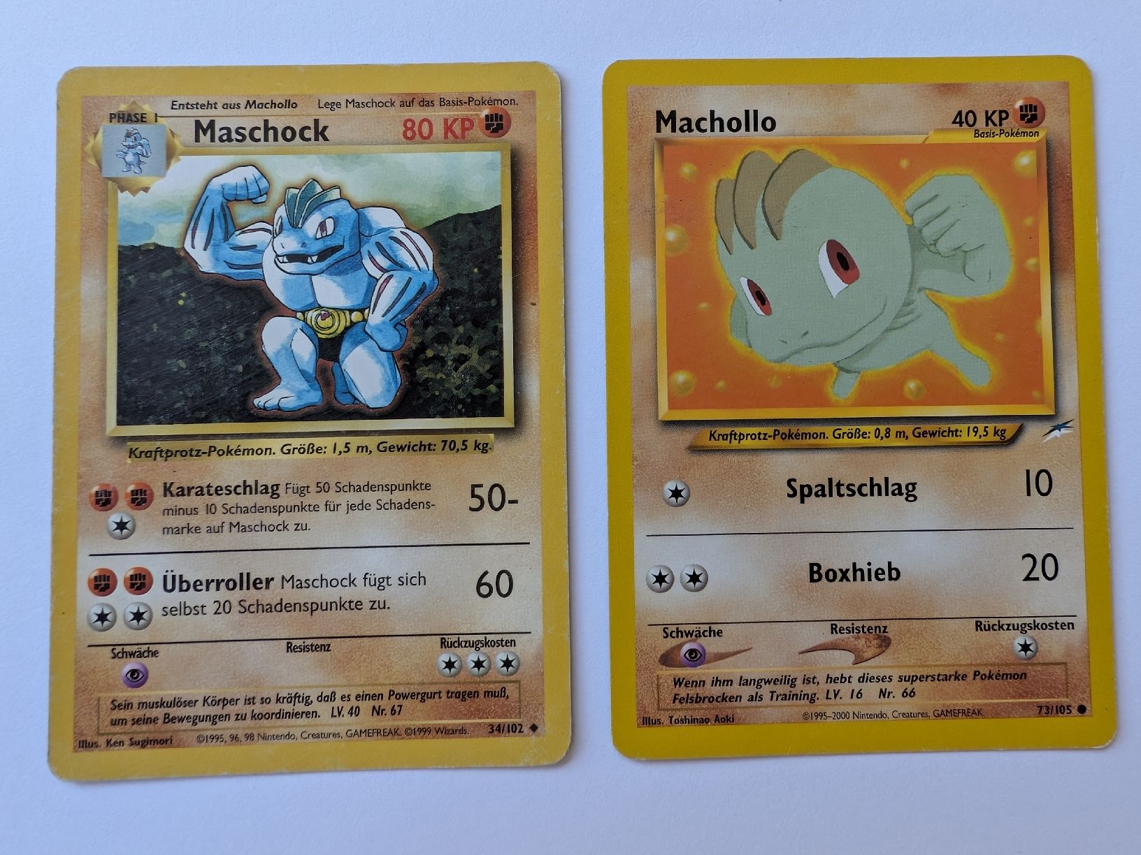 Pokémon Carte collezionabili: Machollo & Maschock Evolution – Usato da Märstetten venduto da eri_9lt8