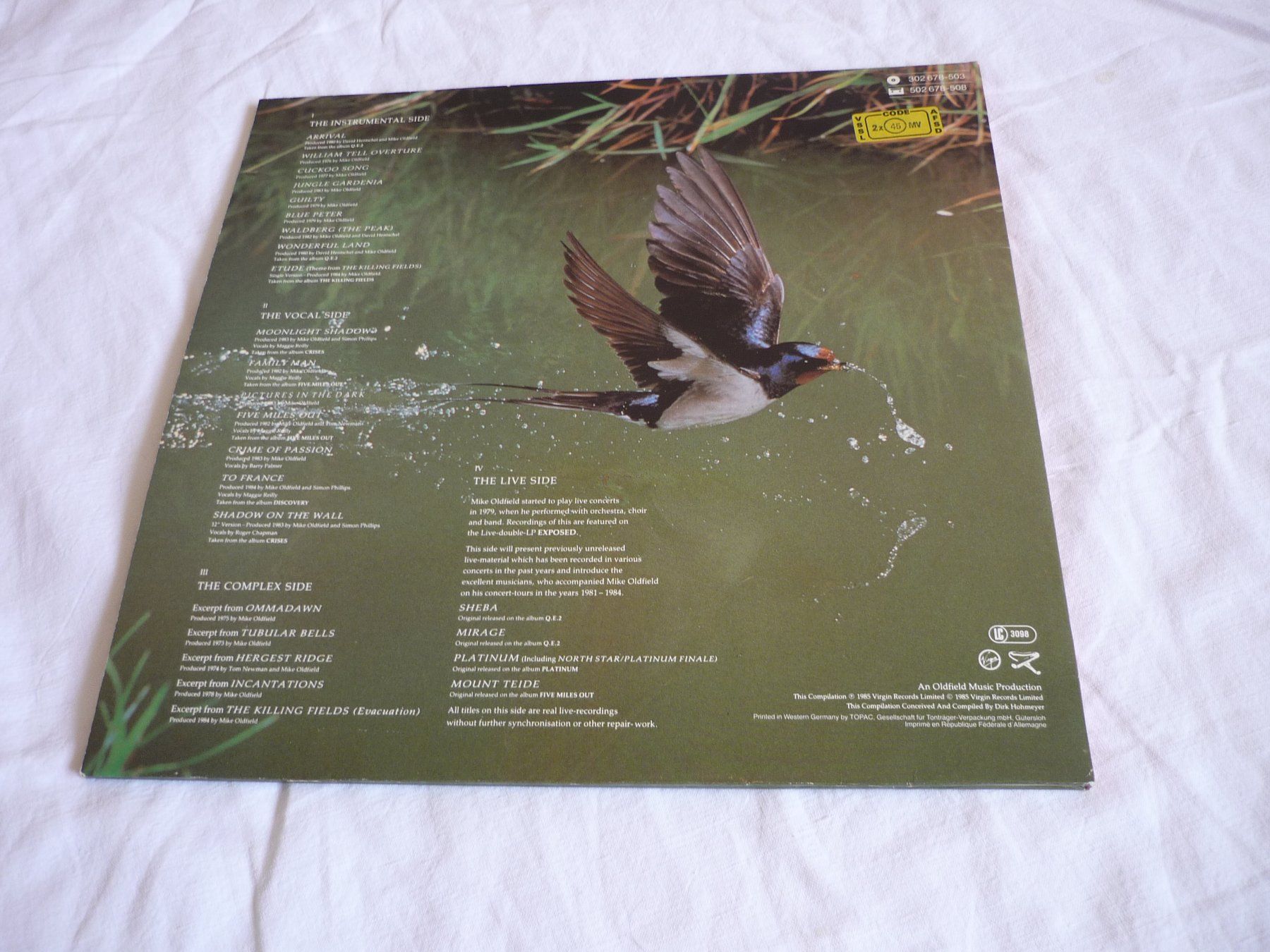 Schallplatten: 12" Vinyl - Mike Oldfield - the complete – Gebraucht aus Beringen von zzRegal 2