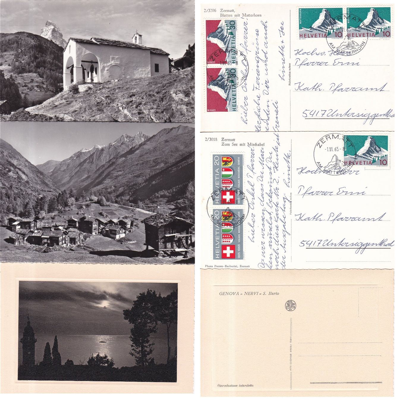 Cartoline postali: 25 Stk. Alte CH Ansichtskarten. PJ, Bundesfeier etc. – Usato da Münchwilen AG venduto da Nesar 5