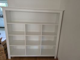White Bookcase 12 compartments good condition