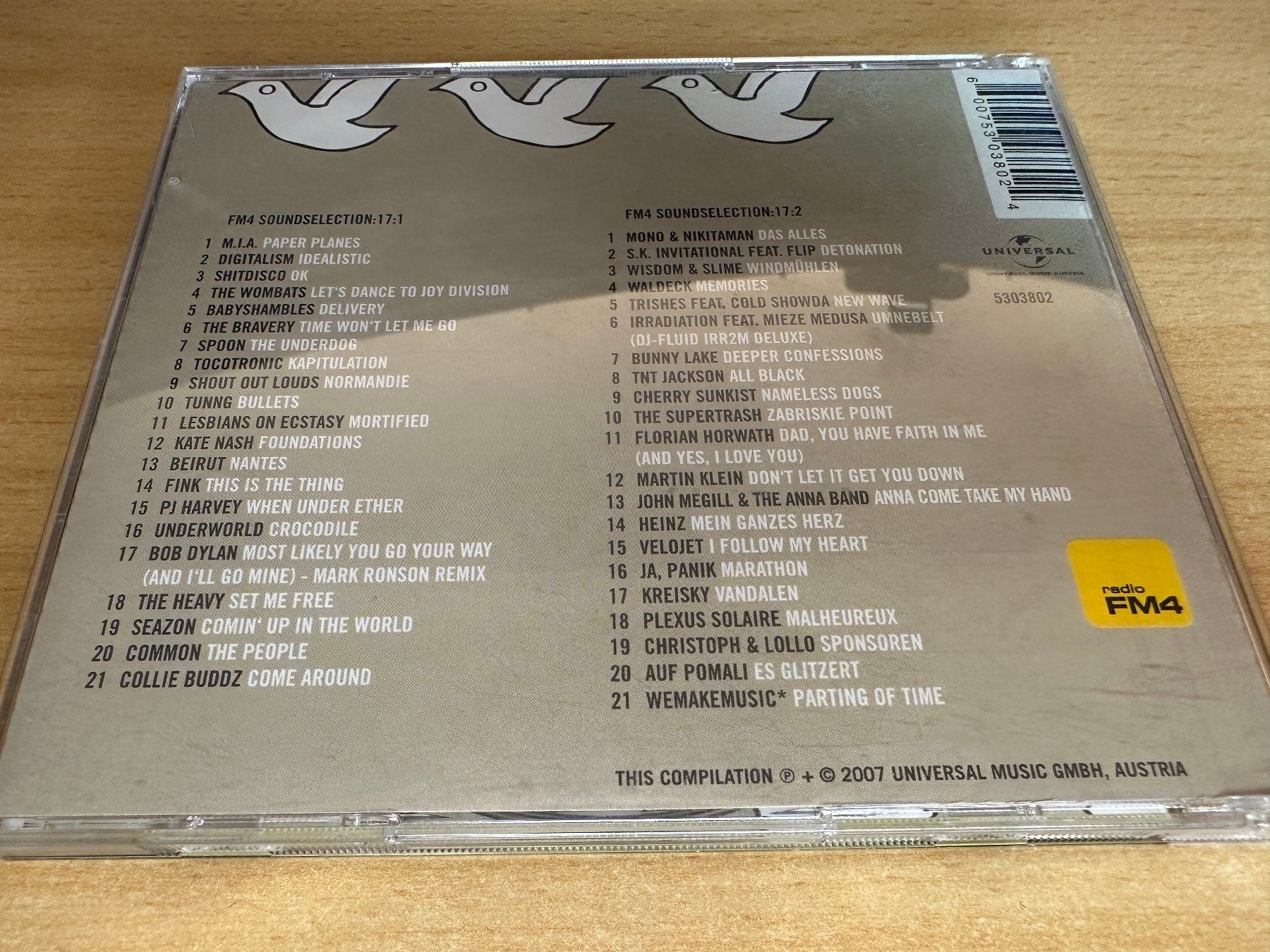 CD: Various – FM4 Soundselection: 17 - 2 CD – Usato da Rikon im Tösstal venduto da Alpenmutz 1
