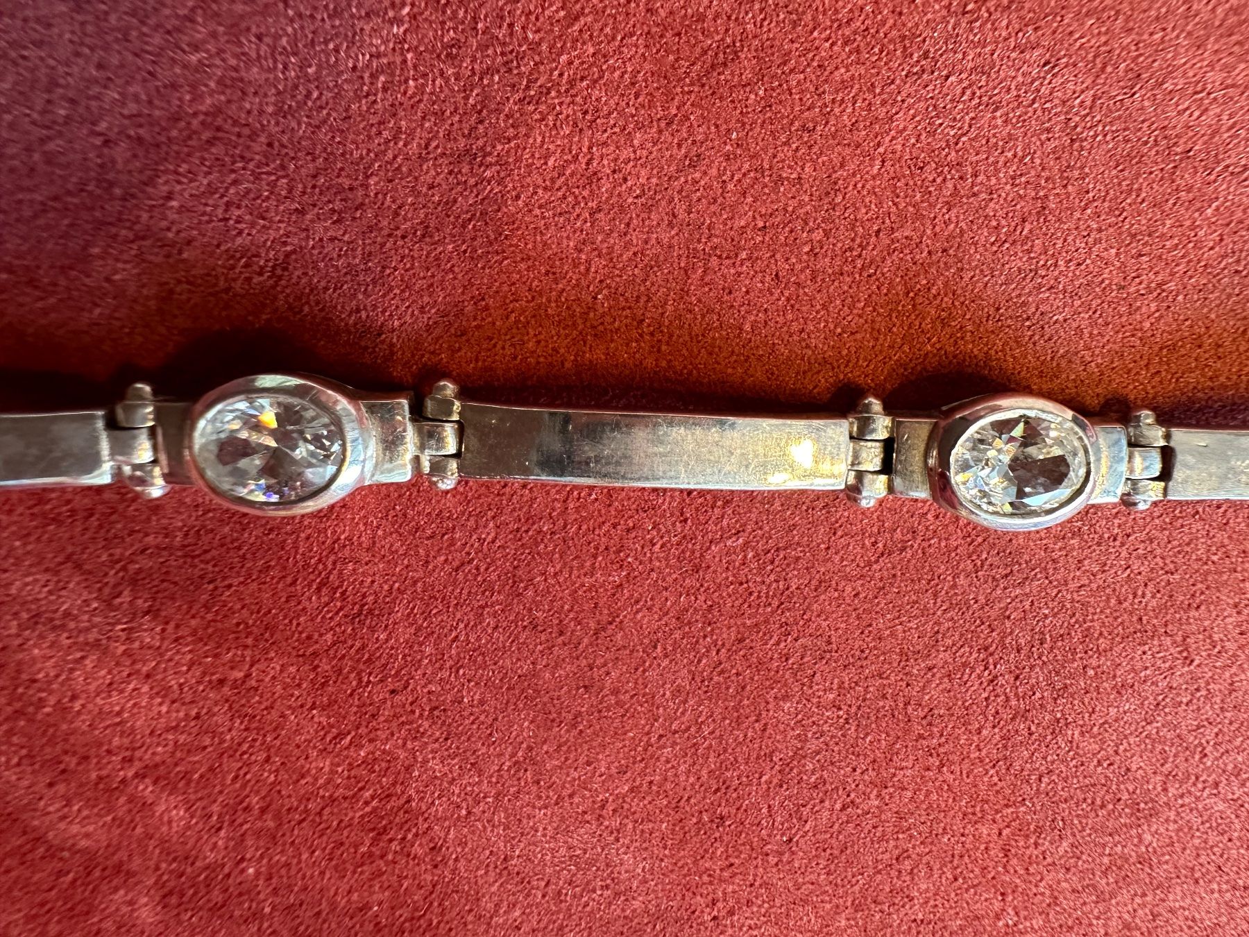 Armbänder & -reifen: Silber Armkette 925 mit Strass – Gebraucht aus Herbriggen von Sehrazade 5