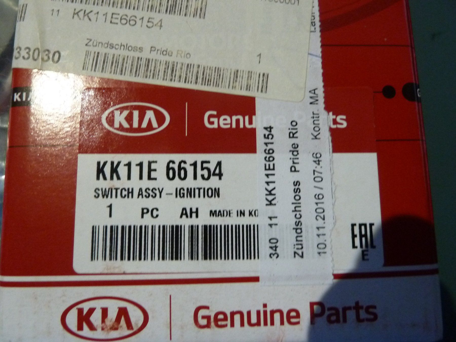 Kia Alle Autoersatzteile: Kia Rio Zündschloss neu – Neu und originalverpackt aus Härkingen von Mada90 7