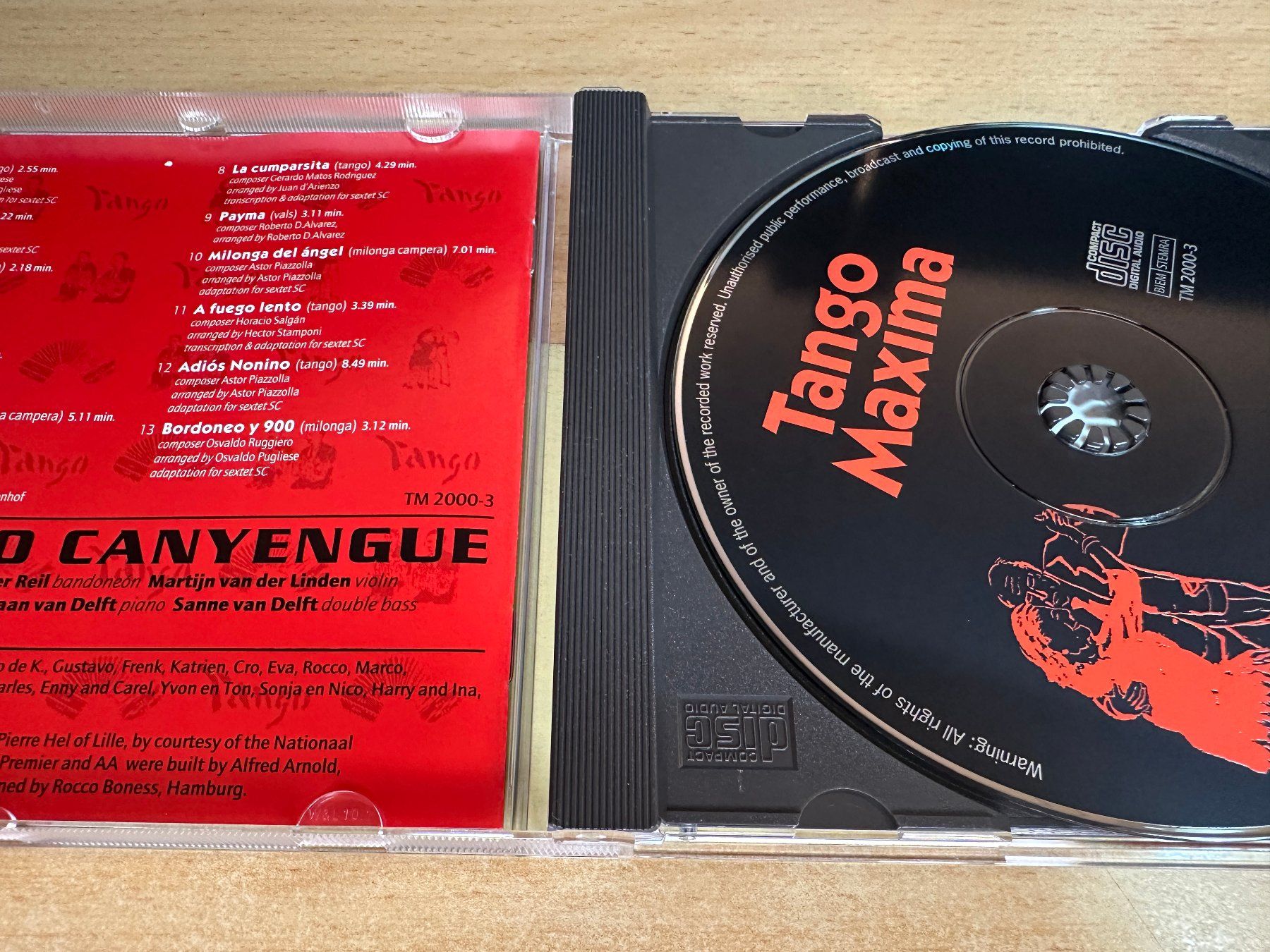 CD: G2 Sexteto Canyengue – Tango Maxima – Usato da Rikon im Tösstal venduto da Alpenmutz 2