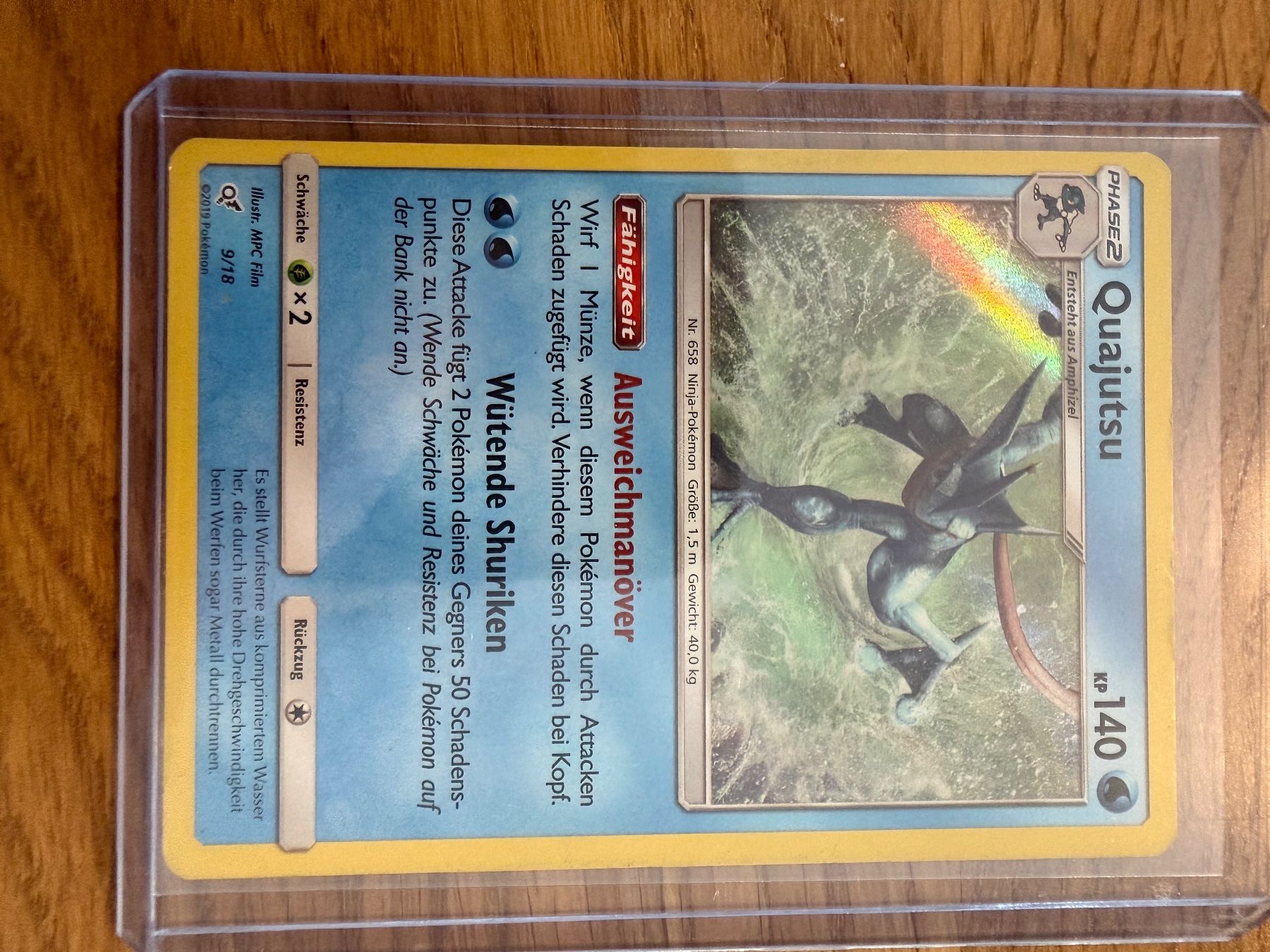 Pokémon Cartes à collectionner: Quajutsu 9/18 – D'occasion à Amriswil par sim_nlb6